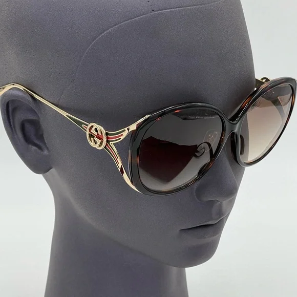 Gucci | Accessories | Gucci Model Gg226sk Color Havana Gold  display picture 2